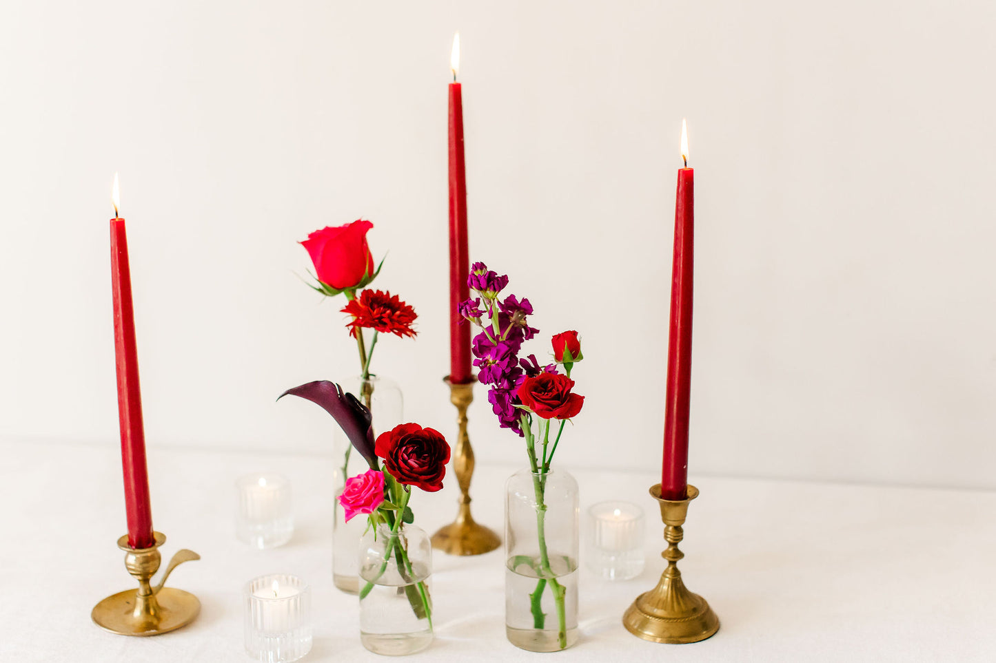 Bejeweled Bud Vases