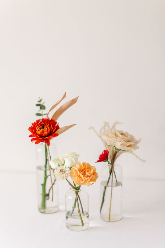 Gold Rush Bud Vases